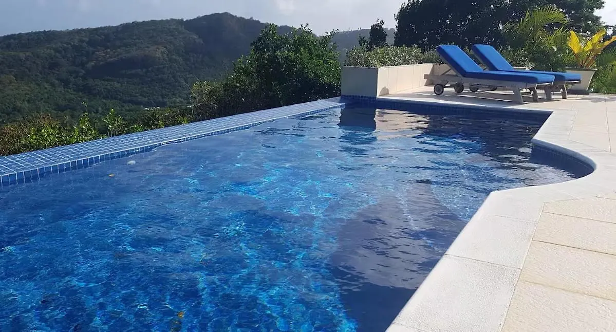 Caribbean Villa With Pool And Views Port Elizabeth 木屋